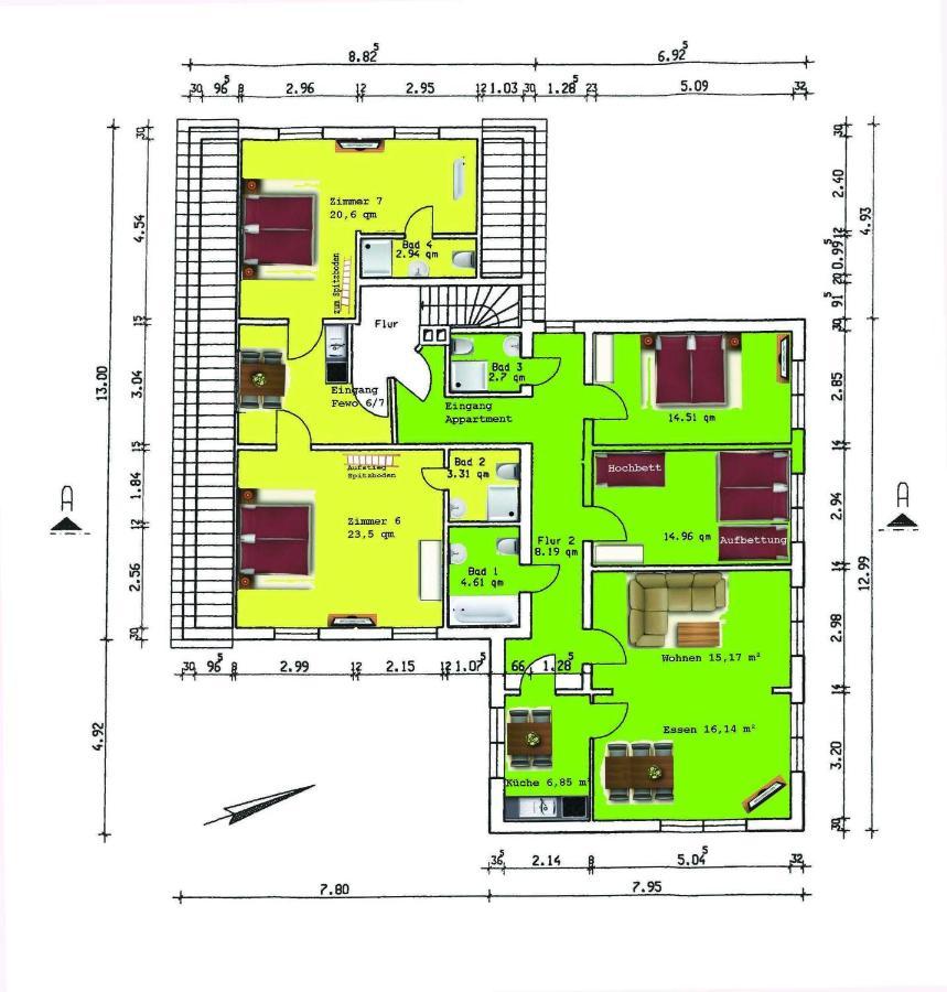 Waldmaries Ferienhaus 费尔德堡 外观 照片